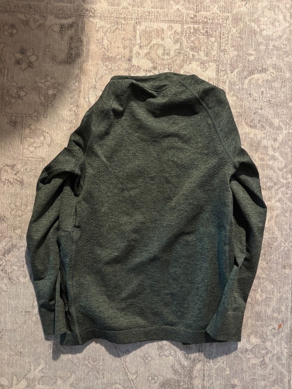 Dark Green FIGS on shift Full-Zip Jacket - Picture 6 of 7